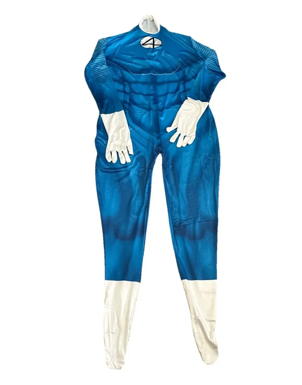 Fantastic Four Size 2XL Adult Kids Jumpsuit Halloween Costume New
